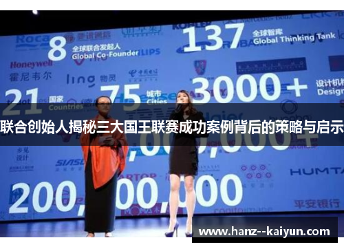 联合创始人揭秘三大国王联赛成功案例背后的策略与启示 联合创始人揭秘三大国王联赛成功案例背后的策略与启示