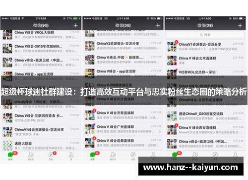 超级杯球迷社群建设：打造高效互动平台与忠实粉丝生态圈的策略分析